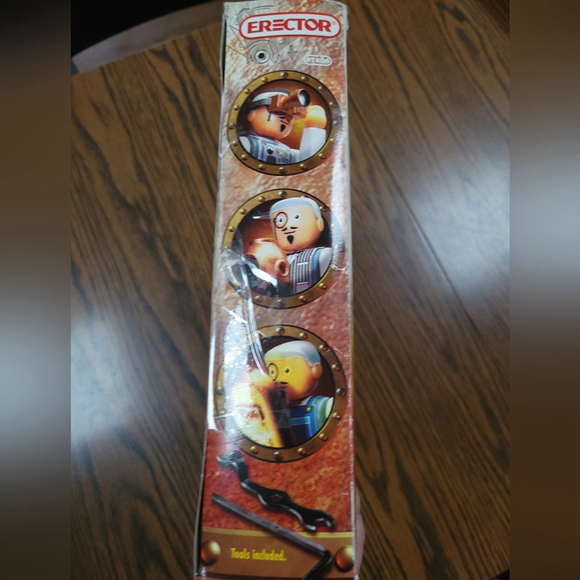 Erector 7650 Vintage Collectible Helicopter Toy Set - Picture 4 of 8